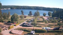 Přehrada, hráz, pláž