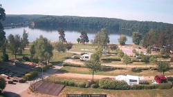 Přehrada, hráz, pláž