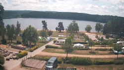 Přehrada, hráz, pláž
