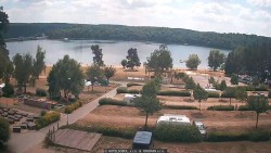 Přehrada, hráz, pláž
