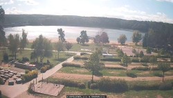 Přehrada, hráz, pláž