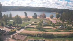 Přehrada, hráz, pláž
