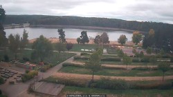 Přehrada, hráz, pláž