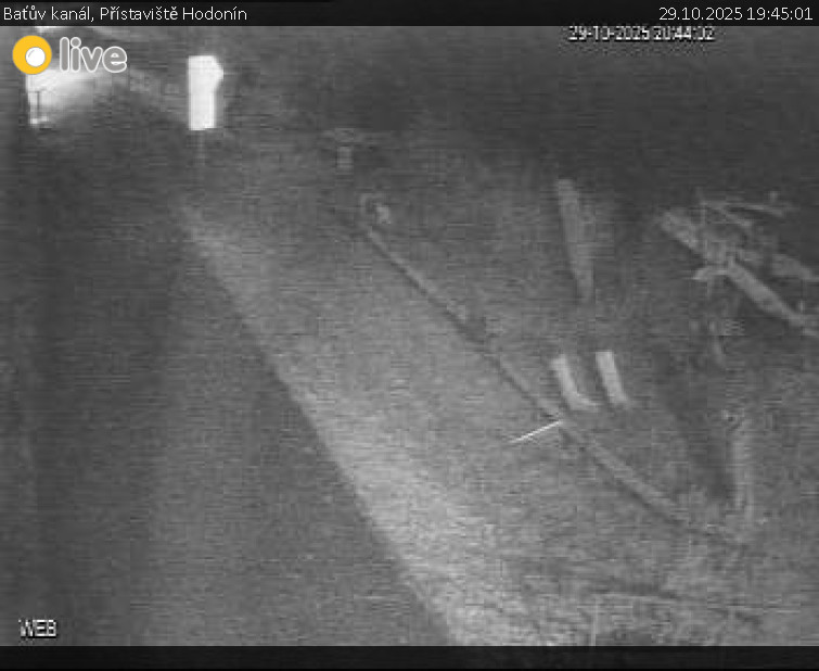 Baťův kanál - Přístaviště Hodonín  - 29.10.2025 v 19:45 Baťův kanál - Přístaviště Hodonín  - 29.10.2025 v 19:45
