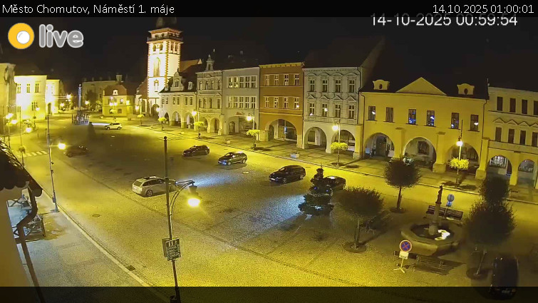Město Chomutov - Náměstí 1. máje - 14.10.2025 v 01:00 Město Chomutov - Náměstí 1. máje - 14.10.2025 v 01:00