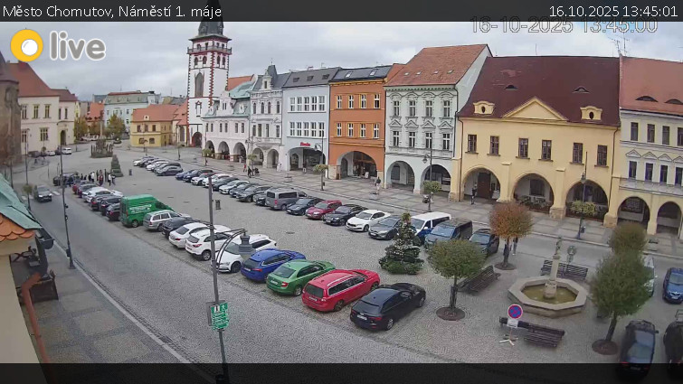 Město Chomutov - Náměstí 1. máje - 16.10.2025 v 13:45 Město Chomutov - Náměstí 1. máje - 16.10.2025 v 13:45
