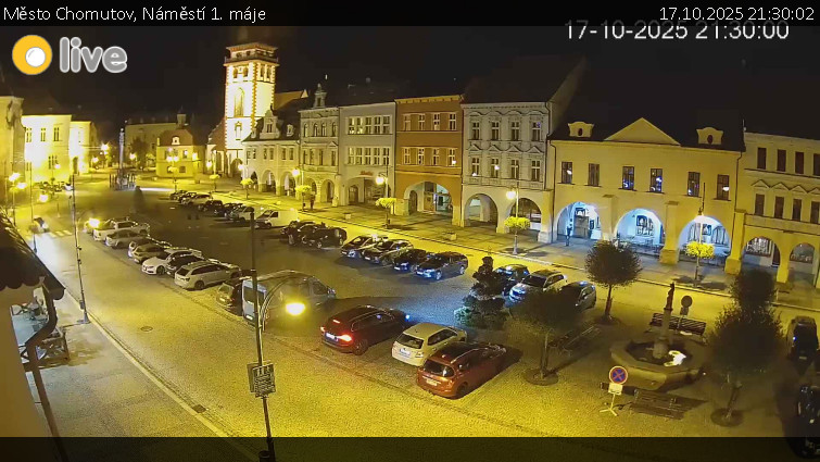 Město Chomutov - Náměstí 1. máje - 17.10.2025 v 21:30 Město Chomutov - Náměstí 1. máje - 17.10.2025 v 21:30
