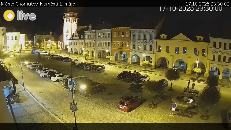 Město Chomutov - Náměstí 1. máje - 17.10.2025 v 23:30 Město Chomutov - Náměstí 1. máje - 17.10.2025 v 23:30