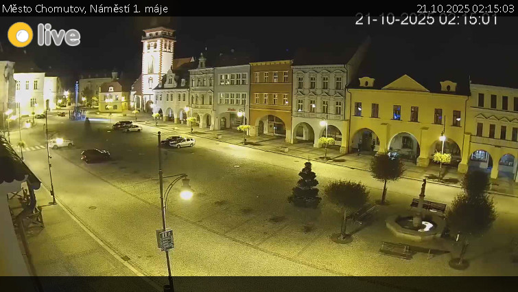 Město Chomutov - Náměstí 1. máje - 21.10.2025 v 02:15 Město Chomutov - Náměstí 1. máje - 21.10.2025 v 02:15