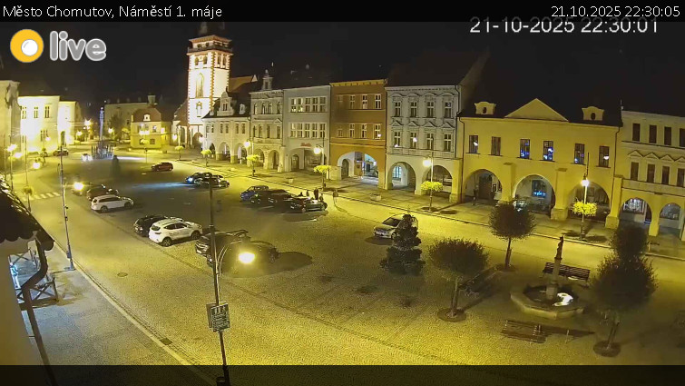 Město Chomutov - Náměstí 1. máje - 21.10.2025 v 22:30 Město Chomutov - Náměstí 1. máje - 21.10.2025 v 22:30