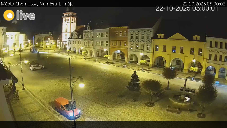 Město Chomutov - Náměstí 1. máje - 22.10.2025 v 05:00 Město Chomutov - Náměstí 1. máje - 22.10.2025 v 05:00