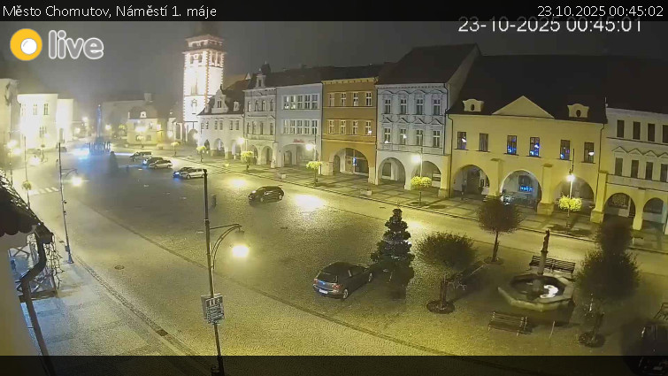 Město Chomutov - Náměstí 1. máje - 23.10.2025 v 00:45 Město Chomutov - Náměstí 1. máje - 23.10.2025 v 00:45