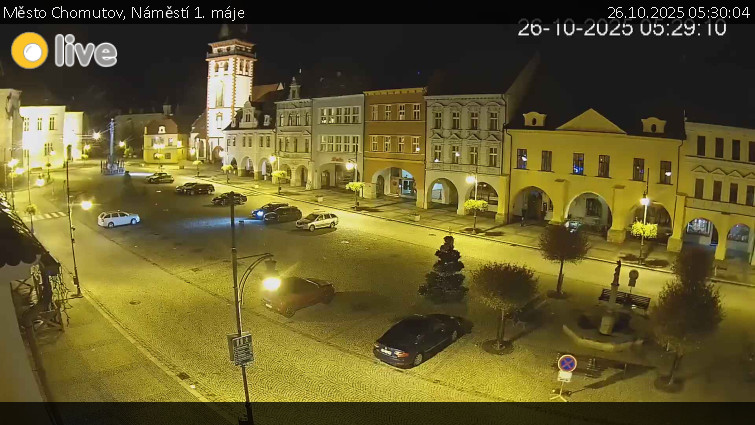 Město Chomutov - Náměstí 1. máje - 26.10.2025 v 05:30 Město Chomutov - Náměstí 1. máje - 26.10.2025 v 05:30