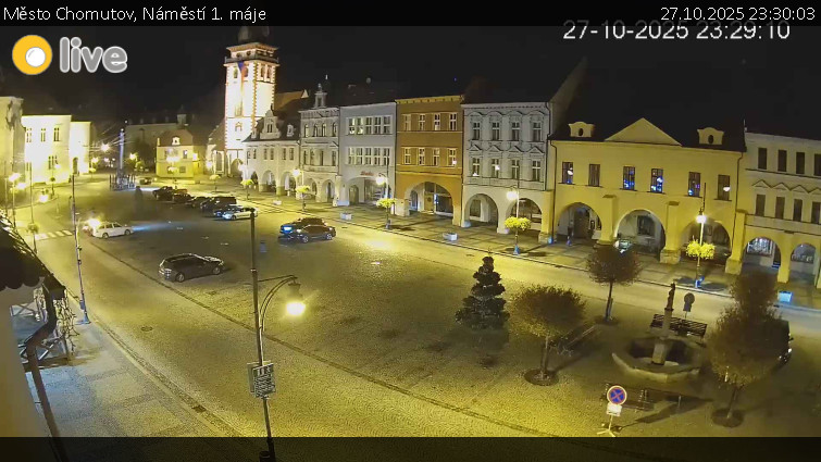 Město Chomutov - Náměstí 1. máje - 27.10.2025 v 23:30 Město Chomutov - Náměstí 1. máje - 27.10.2025 v 23:30