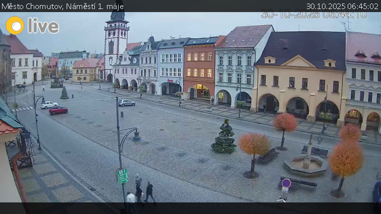 Město Chomutov - Náměstí 1. máje - 30.10.2025 v 06:45 Město Chomutov - Náměstí 1. máje - 30.10.2025 v 06:45