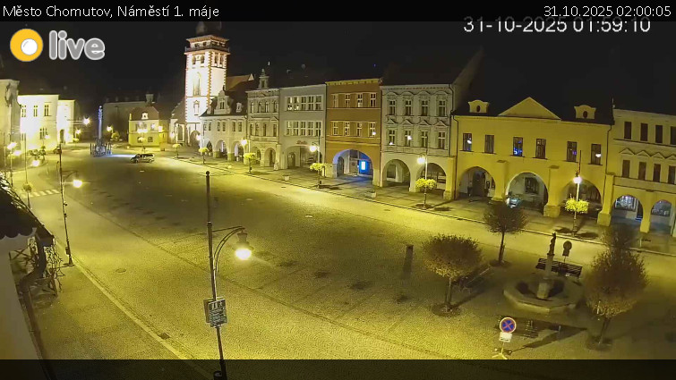 Město Chomutov - Náměstí 1. máje - 31.10.2025 v 02:00 Město Chomutov - Náměstí 1. máje - 31.10.2025 v 02:00