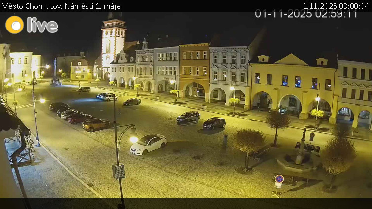 Město Chomutov - Náměstí 1. máje - 1.11.2025 v 03:00 Město Chomutov - Náměstí 1. máje - 1.11.2025 v 03:00