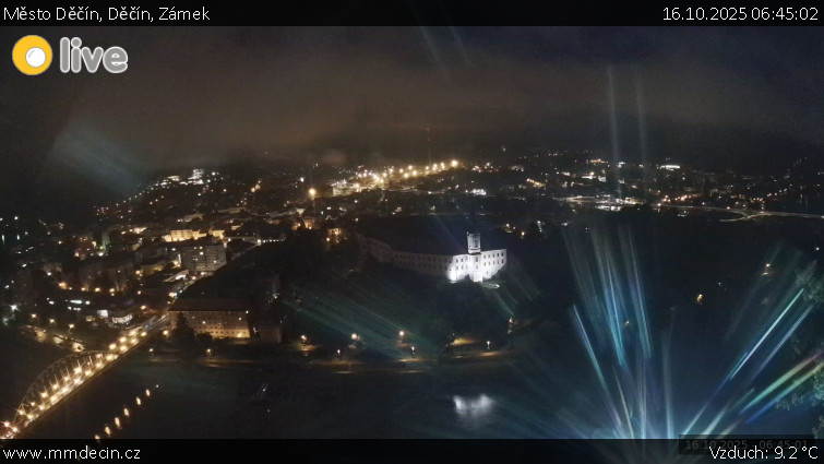 Město Děčín - Děčín, Zámek - 16.10.2025 v 06:45 Město Děčín - Děčín, Zámek - 16.10.2025 v 06:45