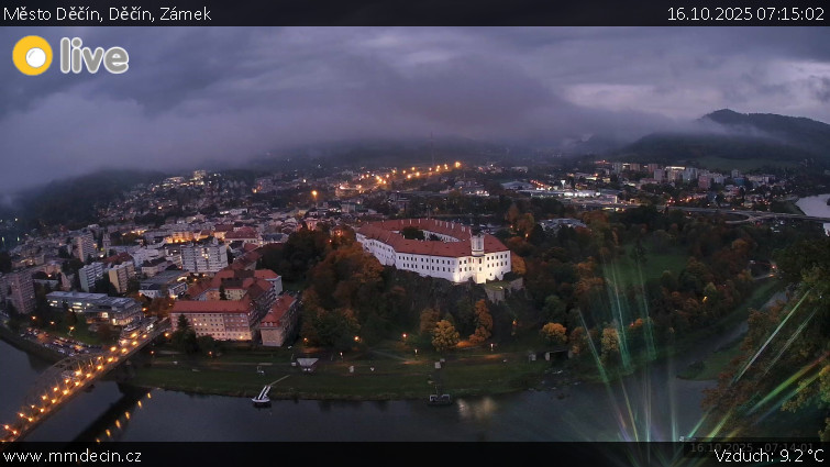Město Děčín - Děčín, Zámek - 16.10.2025 v 07:15 Město Děčín - Děčín, Zámek - 16.10.2025 v 07:15