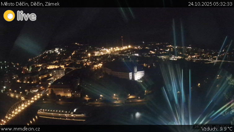 Město Děčín - Děčín, Zámek - 24.10.2025 v 05:32 Město Děčín - Děčín, Zámek - 24.10.2025 v 05:32