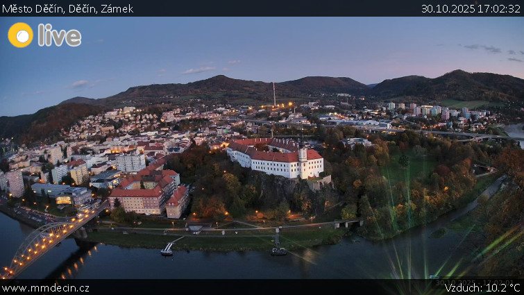 Město Děčín - Děčín, Zámek - 30.10.2025 v 17:02 Město Děčín - Děčín, Zámek - 30.10.2025 v 17:02