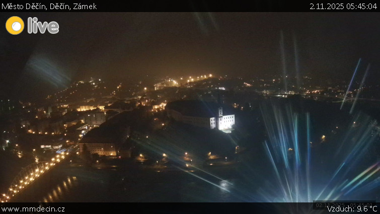 Město Děčín - Děčín, Zámek - 2.11.2025 v 05:45 Město Děčín - Děčín, Zámek - 2.11.2025 v 05:45