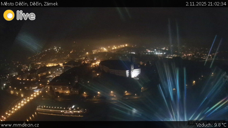 Město Děčín - Děčín, Zámek - 2.11.2025 v 21:02 Město Děčín - Děčín, Zámek - 2.11.2025 v 21:02