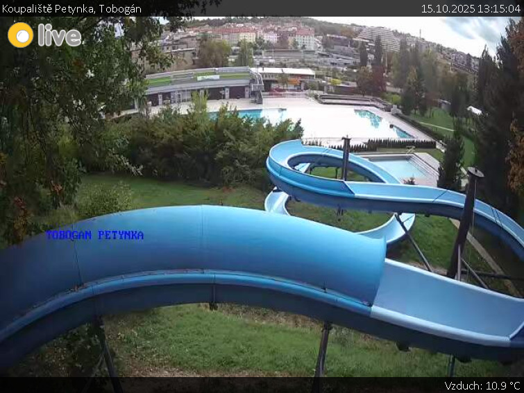 Koupaliště Petynka - Tobogán - 15.10.2025 v 13:15 Koupaliště Petynka - Tobogán - 15.10.2025 v 13:15