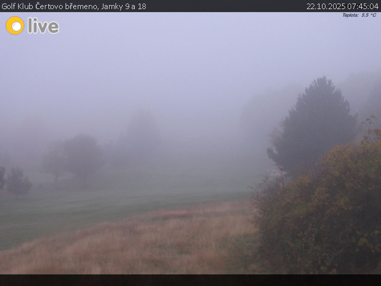 Golf Klub Čertovo břemeno - Jamky 9 a 18 - 22.10.2025 v 07:45 Golf Klub Čertovo břemeno - Jamky 9 a 18 - 22.10.2025 v 07:45