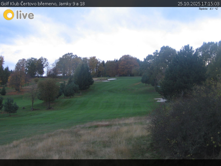 Golf Klub Čertovo břemeno - Jamky 9 a 18 - 25.10.2025 v 17:15 Golf Klub Čertovo břemeno - Jamky 9 a 18 - 25.10.2025 v 17:15