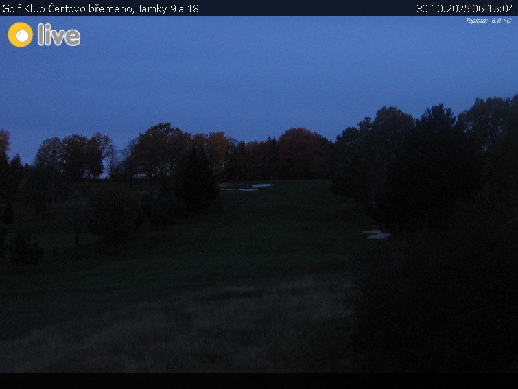Golf Klub Čertovo břemeno - Jamky 9 a 18 - 30.10.2025 v 06:15 Golf Klub Čertovo břemeno - Jamky 9 a 18 - 30.10.2025 v 06:15