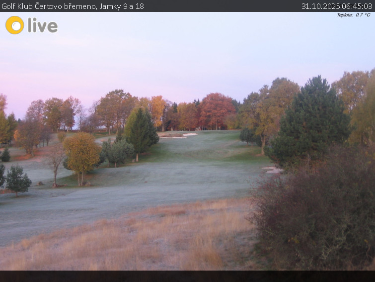 Golf Klub Čertovo břemeno - Jamky 9 a 18 - 31.10.2025 v 06:45 Golf Klub Čertovo břemeno - Jamky 9 a 18 - 31.10.2025 v 06:45