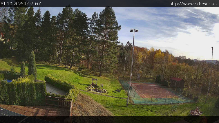 Pension Schaumannův Dvůr - Amfiteátr - Hřiště - 31.10.2025 v 14:20 Pension Schaumannův Dvůr - Amfiteátr - Hřiště - 31.10.2025 v 14:20