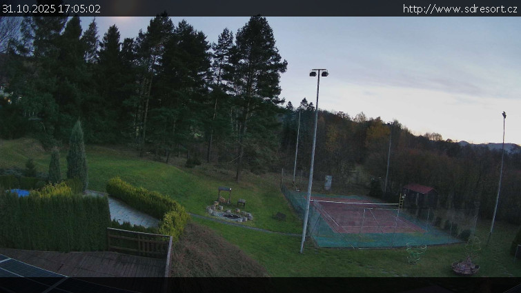 Pension Schaumannův Dvůr - Amfiteátr - Hřiště - 31.10.2025 v 17:05 Pension Schaumannův Dvůr - Amfiteátr - Hřiště - 31.10.2025 v 17:05