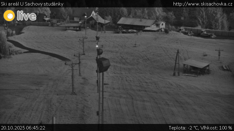Ski areál U Sachovy studánky - Sachova studánka - 20.10.2025 v 06:45 Ski areál U Sachovy studánky - Sachova studánka - 20.10.2025 v 06:45