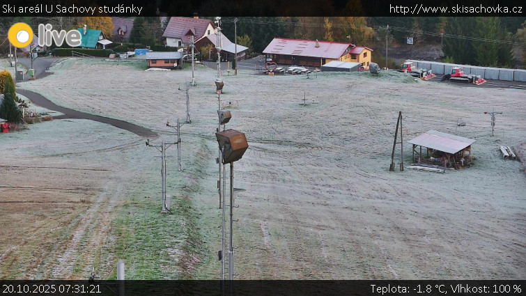 Ski areál U Sachovy studánky - Sachova studánka - 20.10.2025 v 07:31 Ski areál U Sachovy studánky - Sachova studánka - 20.10.2025 v 07:31
