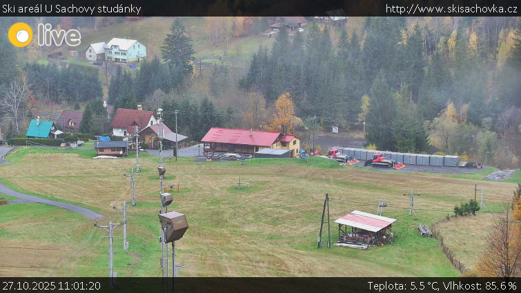 Ski areál U Sachovy studánky - Sachova studánka - 27.10.2025 v 11:01 Ski areál U Sachovy studánky - Sachova studánka - 27.10.2025 v 11:01