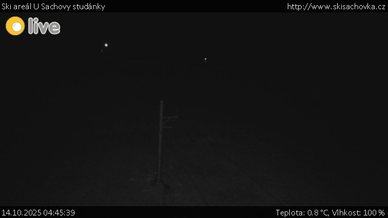 Ski areál U Sachovy studánky - Sachova studánka - 14.10.2025 v 04:45 Ski areál U Sachovy studánky - Sachova studánka - 14.10.2025 v 04:45