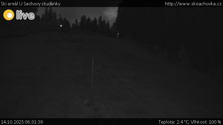Ski areál U Sachovy studánky - Sachova studánka - 14.10.2025 v 06:31 Ski areál U Sachovy studánky - Sachova studánka - 14.10.2025 v 06:31