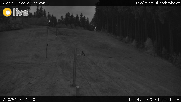 Ski areál U Sachovy studánky - Sachova studánka - 17.10.2025 v 06:45 Ski areál U Sachovy studánky - Sachova studánka - 17.10.2025 v 06:45