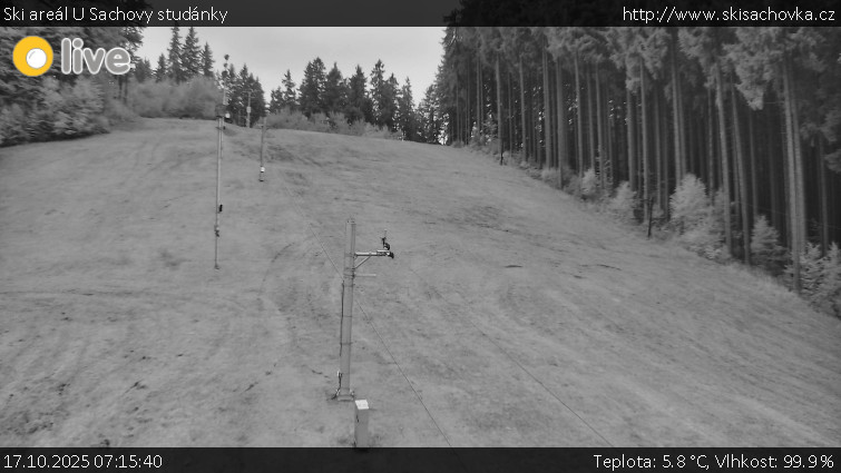 Ski areál U Sachovy studánky - Sachova studánka - 17.10.2025 v 07:15 Ski areál U Sachovy studánky - Sachova studánka - 17.10.2025 v 07:15