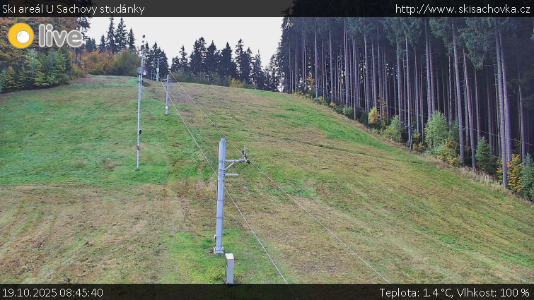 Ski areál U Sachovy studánky - Sachova studánka - 19.10.2025 v 08:45 Ski areál U Sachovy studánky - Sachova studánka - 19.10.2025 v 08:45