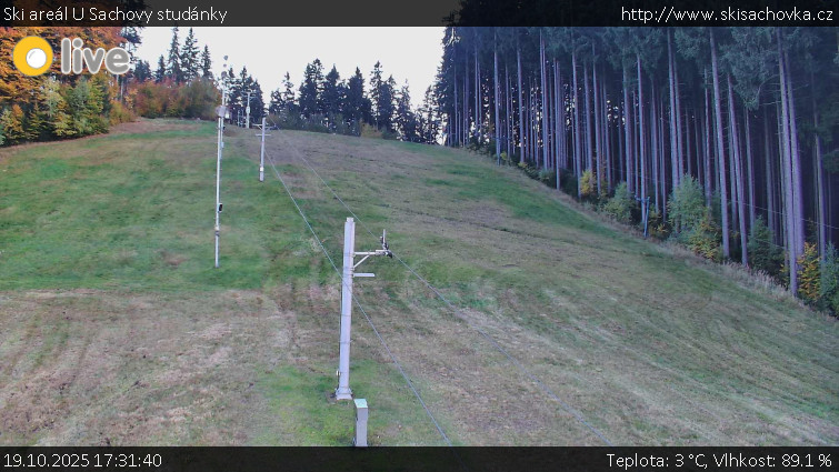 Ski areál U Sachovy studánky - Sachova studánka - 19.10.2025 v 17:31 Ski areál U Sachovy studánky - Sachova studánka - 19.10.2025 v 17:31