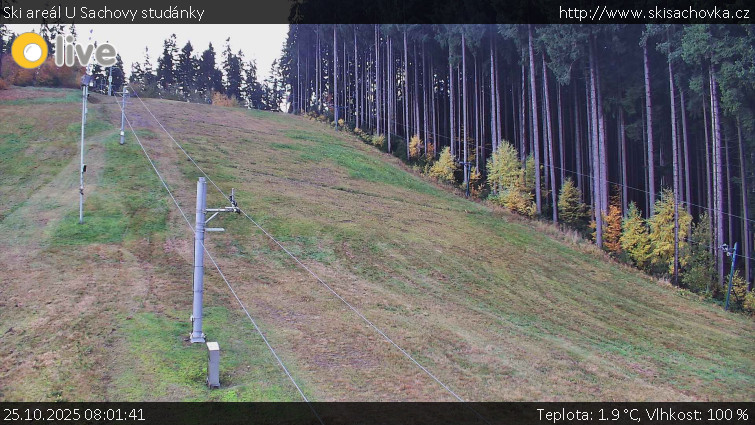 Ski areál U Sachovy studánky - Sachova studánka - 25.10.2025 v 08:01 Ski areál U Sachovy studánky - Sachova studánka - 25.10.2025 v 08:01