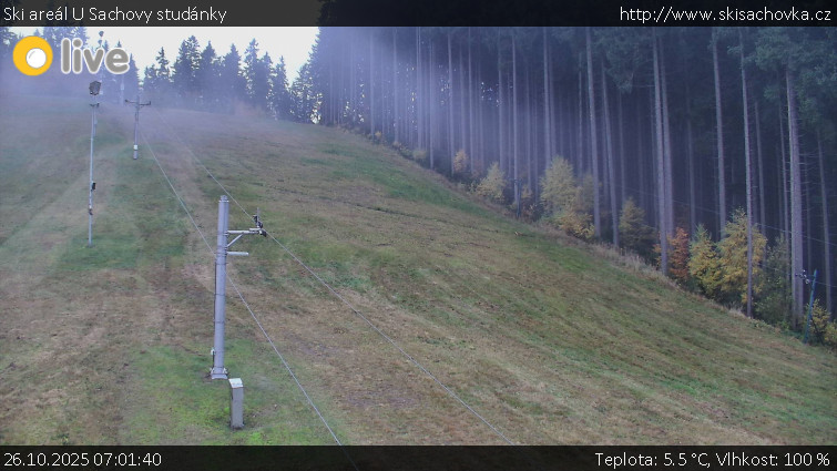 Ski areál U Sachovy studánky - Sachova studánka - 26.10.2025 v 07:01 Ski areál U Sachovy studánky - Sachova studánka - 26.10.2025 v 07:01
