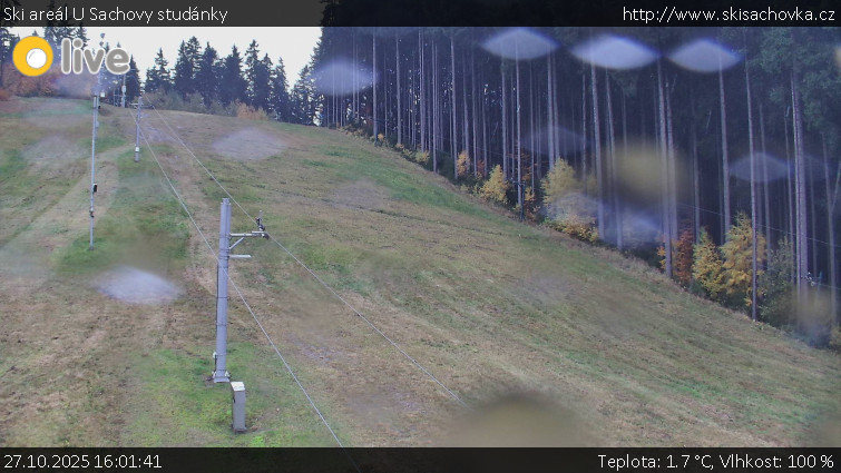 Ski areál U Sachovy studánky - Sachova studánka - 27.10.2025 v 16:01 Ski areál U Sachovy studánky - Sachova studánka - 27.10.2025 v 16:01