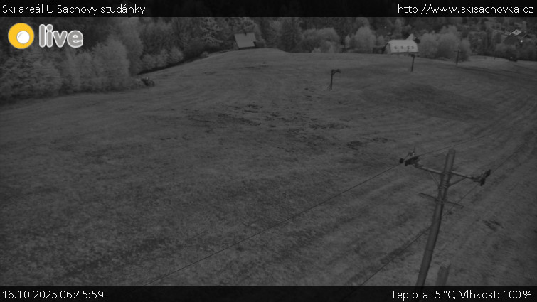 Ski areál U Sachovy studánky - Sachova studánka - 16.10.2025 v 06:45 Ski areál U Sachovy studánky - Sachova studánka - 16.10.2025 v 06:45