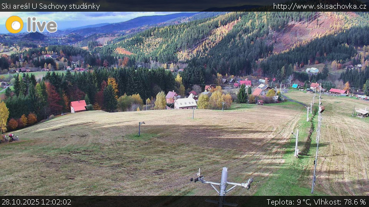 Ski areál U Sachovy studánky - Sachova studánka - 28.10.2025 v 12:02 Ski areál U Sachovy studánky - Sachova studánka - 28.10.2025 v 12:02