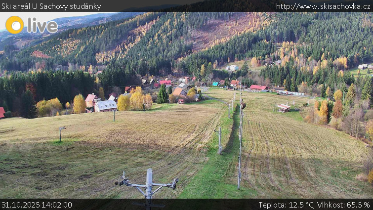 Ski areál U Sachovy studánky - Sachova studánka - 31.10.2025 v 14:02 Ski areál U Sachovy studánky - Sachova studánka - 31.10.2025 v 14:02