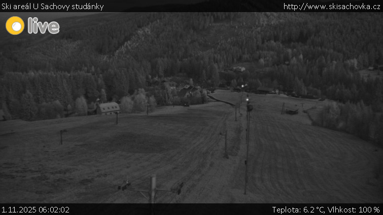 Ski areál U Sachovy studánky - Sachova studánka - 1.11.2025 v 06:02 Ski areál U Sachovy studánky - Sachova studánka - 1.11.2025 v 06:02